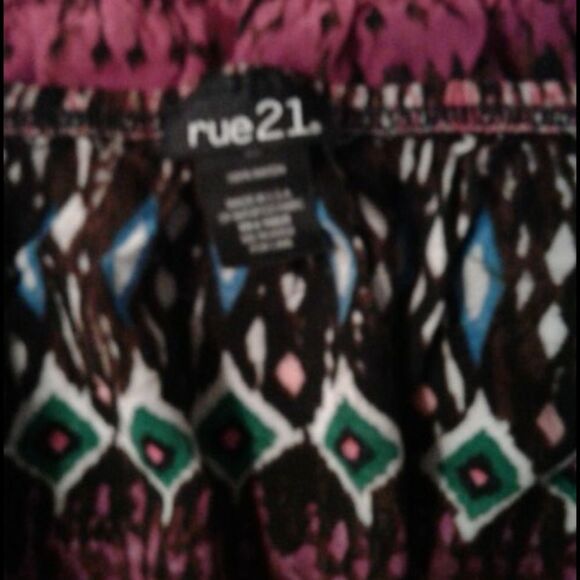 Rue21 Boho Gypsy Trendy Summer Rayon Tube Top - Picture 5 of 5